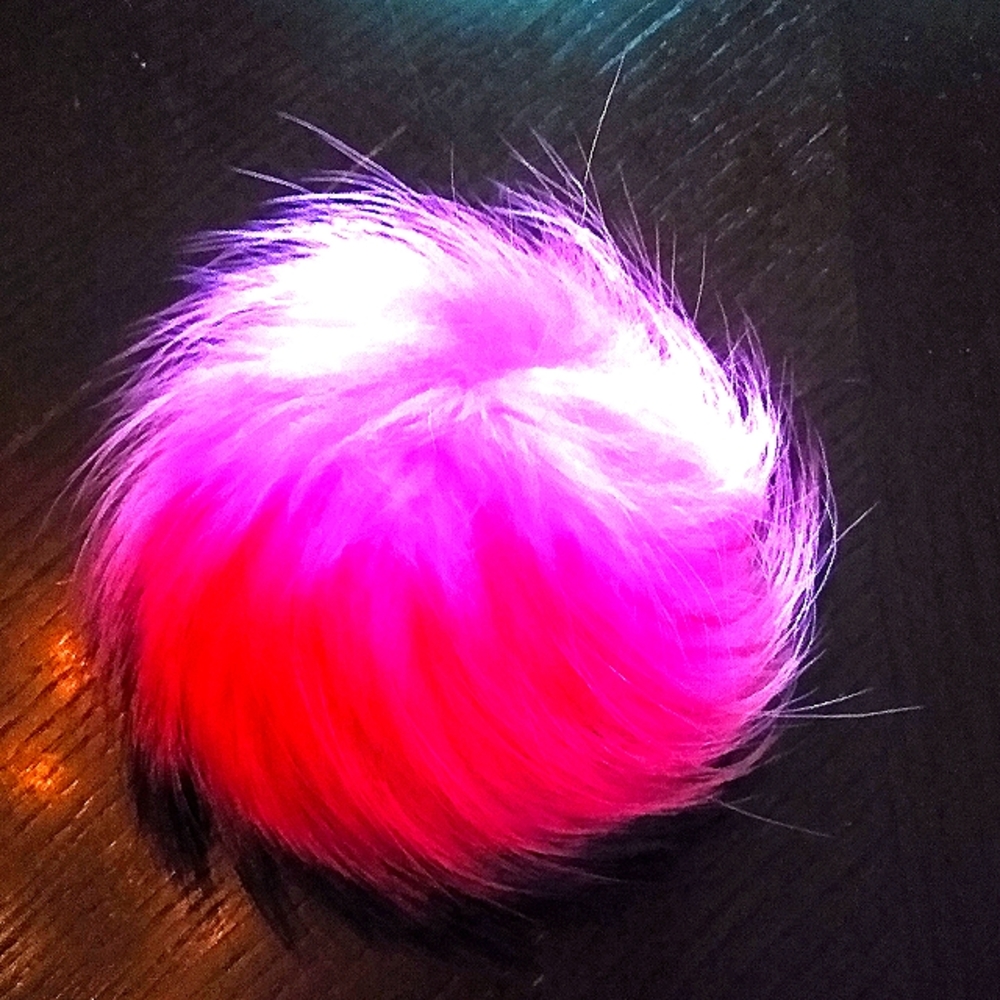 Cotton candy Pink pom